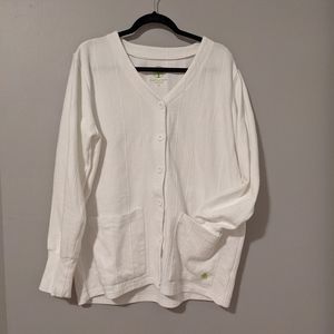 Healing Hands | White Scrub Jacket/Cardigan